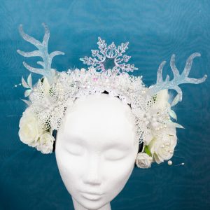 Deer-Haarschmuck-Winter