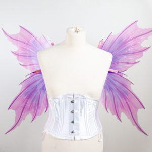 Merfairy wings in fliede rund rosa