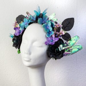 Fairy-Headpiece-schwarz-Lila-tükis-rosa