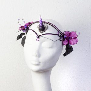Unicorn-Krone-Schwarz Purple