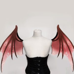 Succubus Flügel dunkelrot